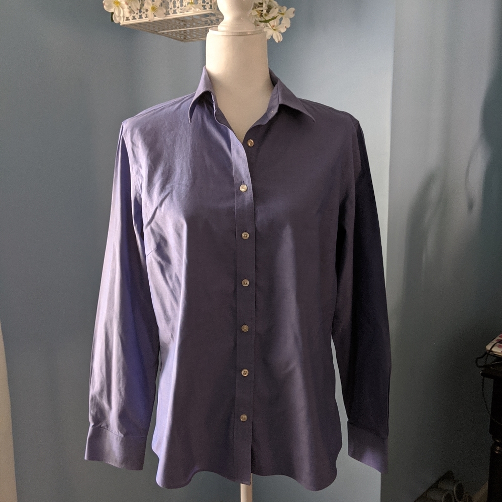 Land's End No Iron Supima Long Sleeve Shirt